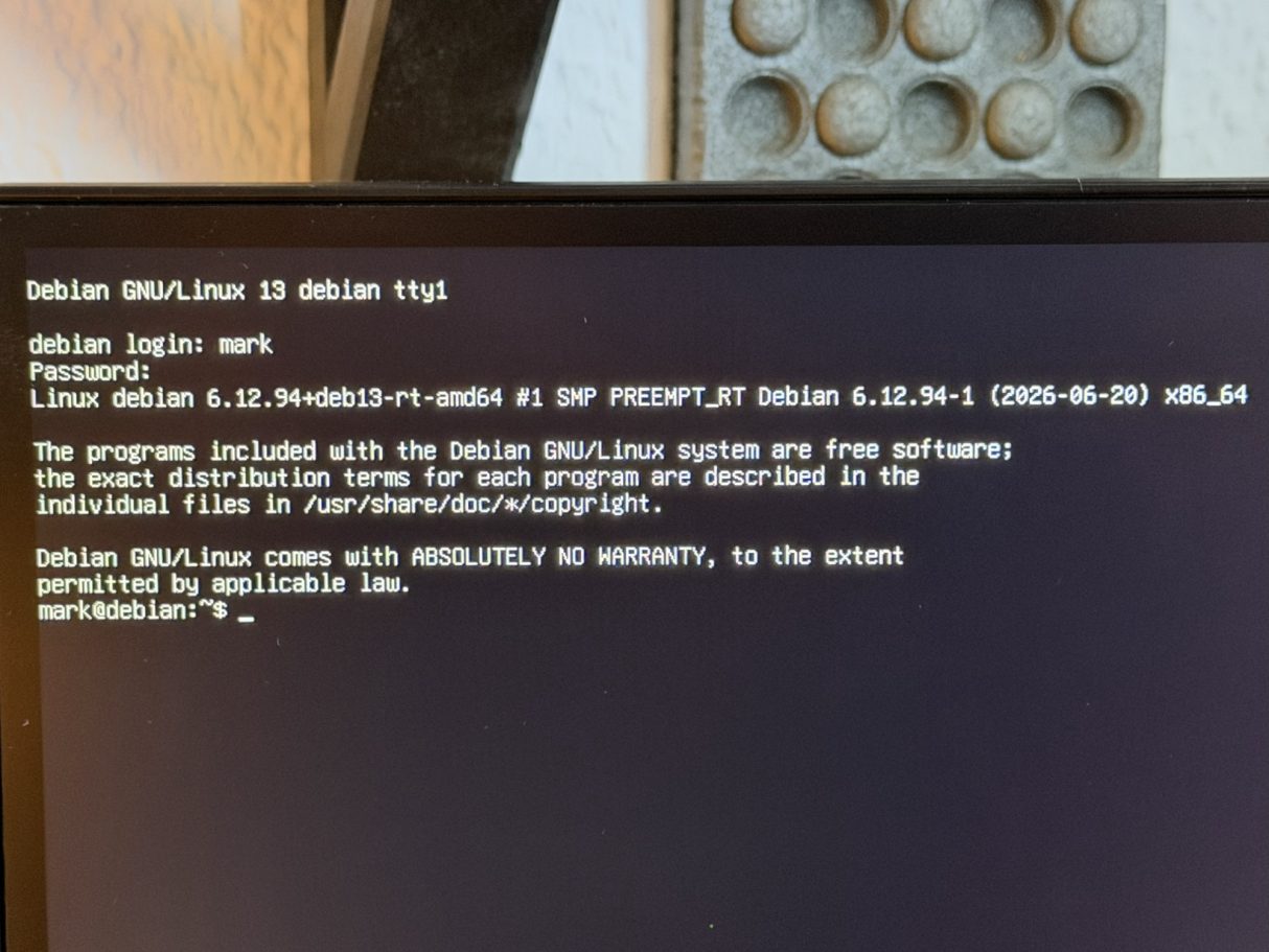 Fresh Debian 13 Install
